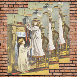 Viktorianische Weihnachten, Strümpfe zu Weihnachte Geschenkpapier Set