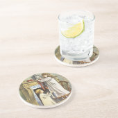 Viktorianische Weihnachten, Strümpfe zu Weihnachte Getränkeuntersetzer (Seite)