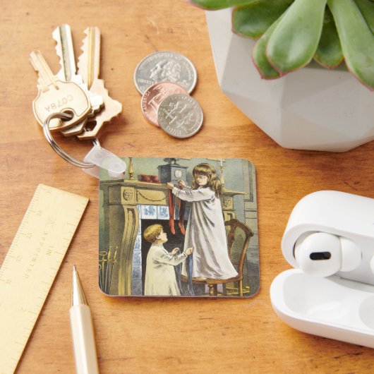 Viktorianische Weihnachten, Strümpfe zu Weihnachte Schlüsselanhänger (Schreibtisch)