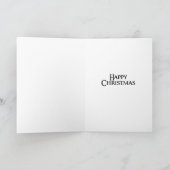 Viktorianische Weihnachts-Karte Karte (Innenseite)