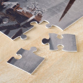 Viktorianische Weihnachtsabend Party Winterfahrt Puzzle (Seite)