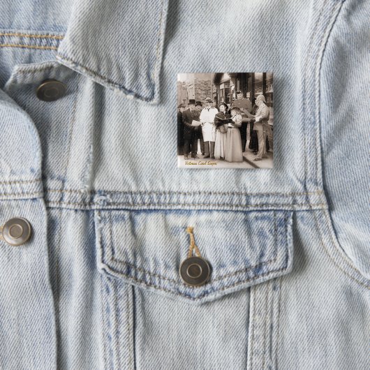 VIKTORIANISCHE WEIHNACHTScarol-SÄNGER Button (Beispiel)