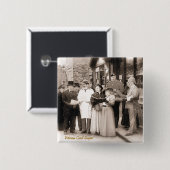 VIKTORIANISCHE WEIHNACHTScarol-SÄNGER Button (Vorne & Hinten)