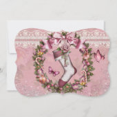 Viktorianische Weihnachtsfeier Einladung (Vorderseite)