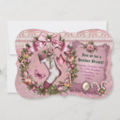 Viktorianische Weihnachtsfeier Einladung (Rückseite)