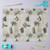 Viktorianische Weihnachtsfeiertage mit Wintergarte Seidenpapier (Basteln)