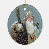 Viktorianische Weihnachtsgeschenke Vintage Ornamen Keramikornament (Links)
