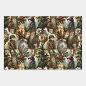 Viktorianische Weihnachtsgeschmack Geschenkpapier Set (Vorderseite 3)