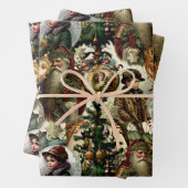 Viktorianische Weihnachtsgeschmack Geschenkpapier Set (Beispiel)