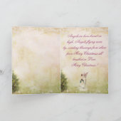 Viktorianische Weihnachtskarte Feiertagskarte (Innenseite)