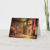 Viktorianische Weihnachtskarte Feiertagskarte (Vorderseite)