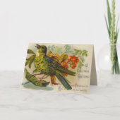 Viktorianische Weihnachtskarte Feiertagskarte (Vorderseite)