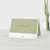 Viktorianische Weihnachtskarte mit Gedicht Feiertagskarte (Rückseite)