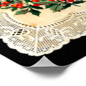 Viktorianische Weihnachtskarte Poster (Ecke)