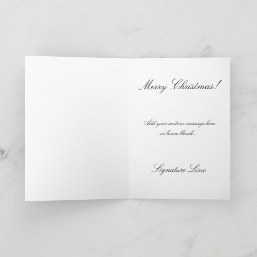 Viktorianische Weihnachtskinder Feiertagskarte (Innenseite)