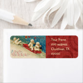 Viktorianische Weihnachtskinder-Rücksendeadressen- (Insitu)