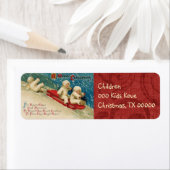 Viktorianische Weihnachtskinder-Rücksendeadressen- (Insitu)