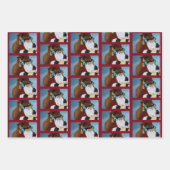 Viktorianische Weihnachtsklausel Geschenkpapier Set (Vorderseite 3)