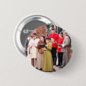 VIKTORIANISCHE WEIHNACHTSliedERSÄNGER Button (Vorne & Hinten)