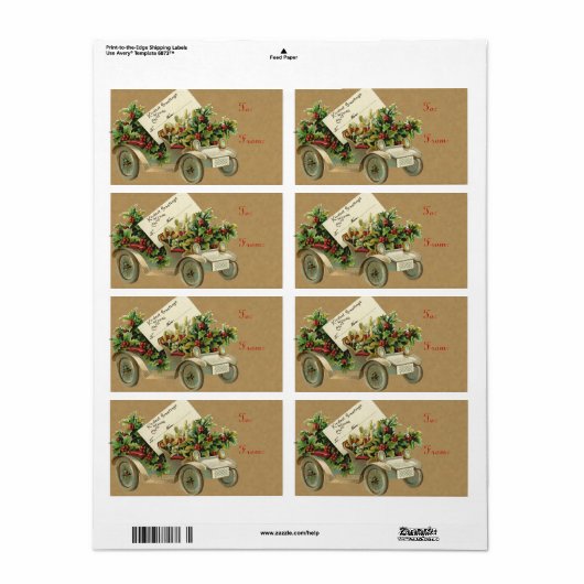 Viktorianische Weihnachtsmarken (Vorne)