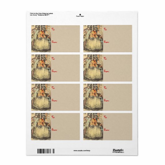 Viktorianische Weihnachtsmarken (Vorne)