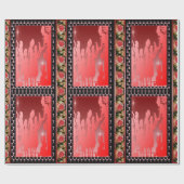 Viktorianische Weihnachtsmorgen-Geschenke Geschenkpapier (Flach)