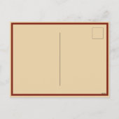 Viktorianische Weihnachtsmusik Feiertagspostkarte (Rückseite)