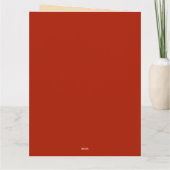 Viktorianische Weihnachtsmusik Karte (Rückseite)