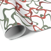 Viktorianische Weihnachtspolygone Geschenkpapier (Rolleneckpunkt)