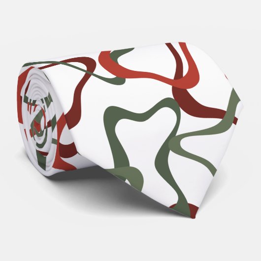 Viktorianische Weihnachtspolygone Krawatte (Gerollt)