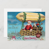 Viktorianische Weihnachtspostkarte Postkarte (Vorne/Hinten)