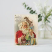 Viktorianische Weihnachtspostkarten Feiertagspostkarte (Stehend Vorderseite)