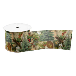 Viktorianische Weihnachtsprracht Satinband
