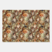 Viktorianische Weihnachtsschmuck Geschenkpapier Set (Vorderseite)