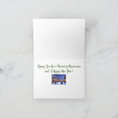 Viktorianische Weihnachtsschneekarte Feiertagskarte (Innenseite)