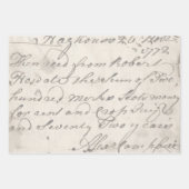 Viktorianische Weihnachtsschrift aus der Antike Geschenkpapier Set (Vorderseite 2)