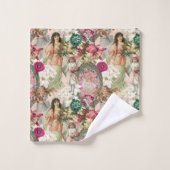 Viktorianische Weihnachtssparkle Badhandtuch Set (Waschlappen)