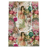 Viktorianische Weihnachtssparkle Mittlere Geschenktüte (Rückseite)