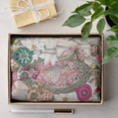 Viktorianische Weihnachtssparkle Seidenpapier (Geschenk)