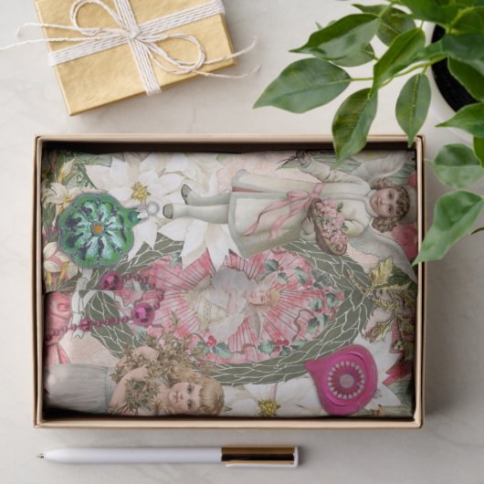 Viktorianische Weihnachtssparkle  Seidenpapier (Geschenk)