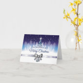 Viktorianische Weihnachtsstern-Faltkarte Karte (Gelbe Blume)