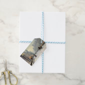 Viktorianische Weihnachtsstraße Geschenkanhänger (Mit Garn)