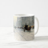 Viktorianische Weihnachtsstraße Kaffeetasse (VorderseiteRechts)