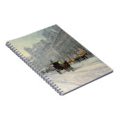 Viktorianische Weihnachtsstraße Notizblock (Rechte Seite)