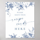 Viktorianische Weinkarte Poster (Vorne)