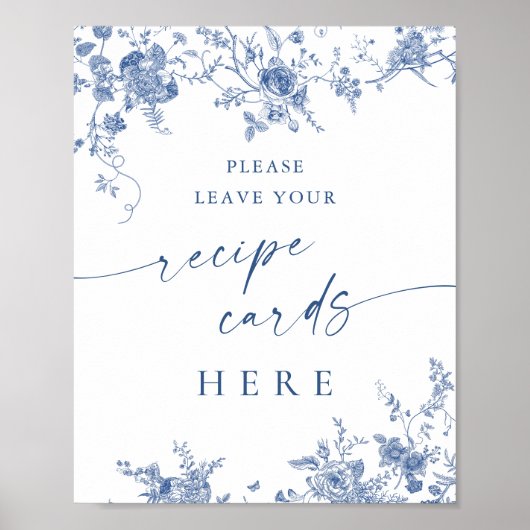 Viktorianische Weinkarte Poster (Vorne)