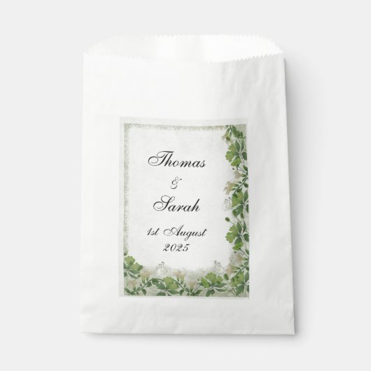 Viktorianische Wiese Geschenktütchen (Vorderseite)