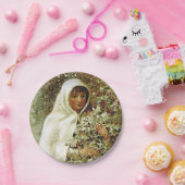 Viktorianische Wintermädchen, Heilige Beeren, Schn Pappteller (Party)