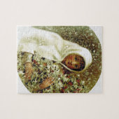 Viktorianische Wintermädchen, Heilige Beeren, Schn Puzzle (Horizontal)
