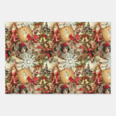 Viktorianische Yuletide Schatzkammer Geschenkpapier Set (Vorderseite 3)